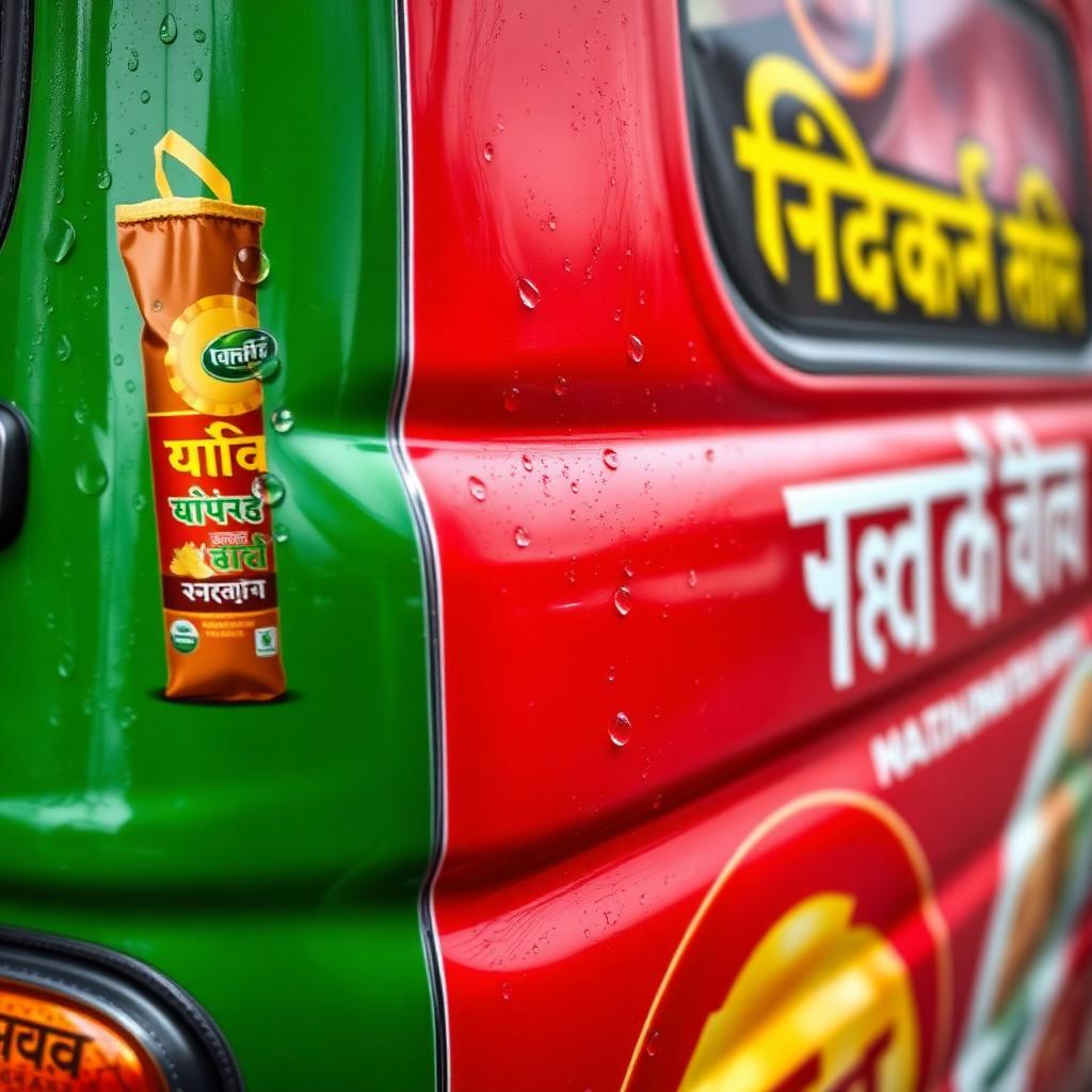Vinyl wrap production for Sampling Activity in Delhi